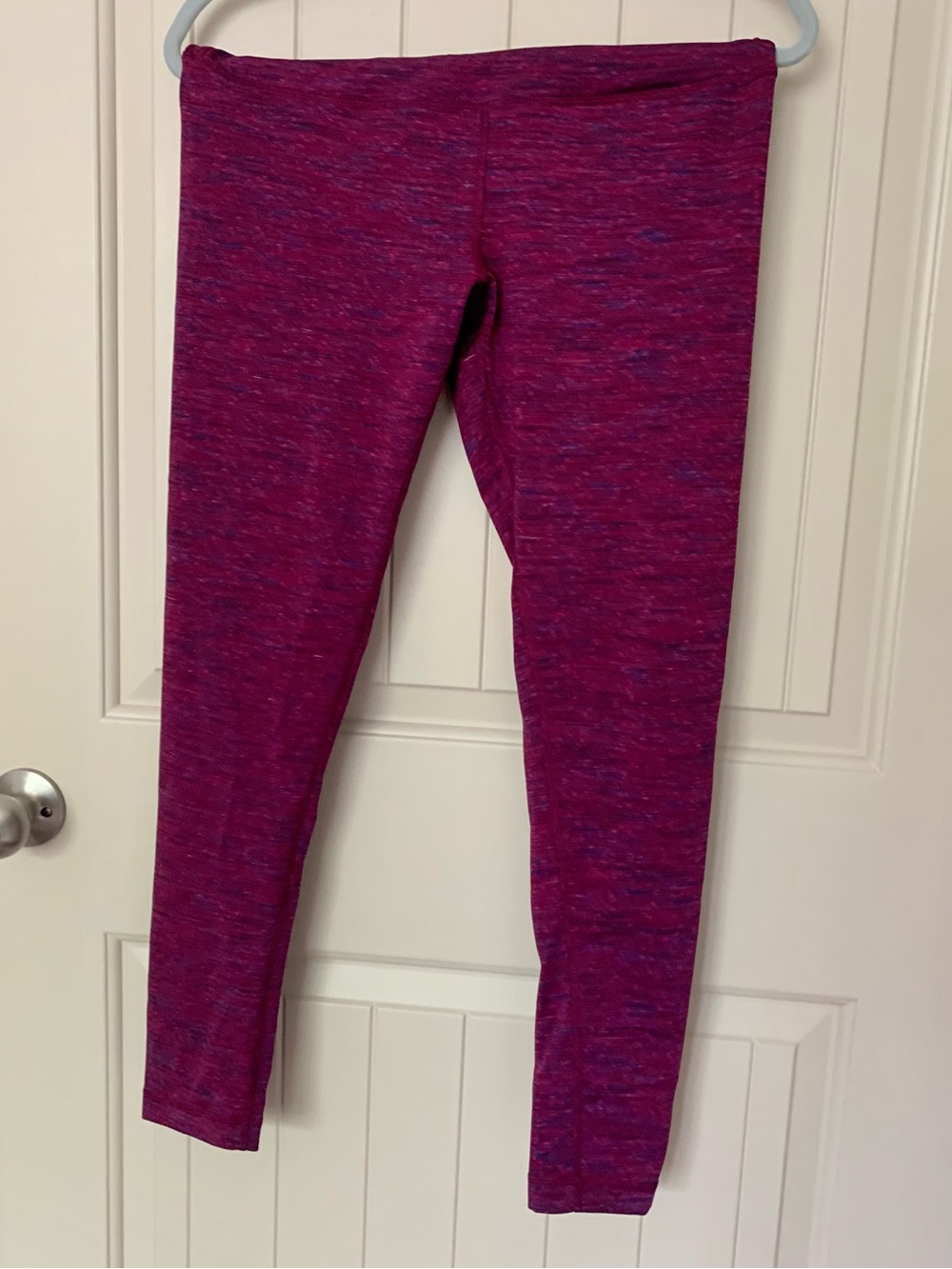 90 Degree by Reflex Pink Berry Heather Leggings Sz M